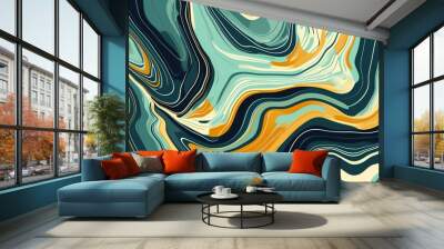 Organic lines as abstract wallpaper background Wall mural