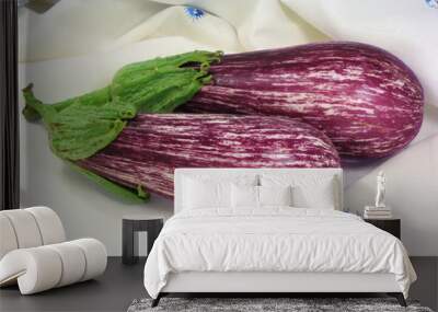 two eggplants Wall mural