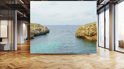 Cala Torre Del Ram, island of Menorca. Spain Wall mural