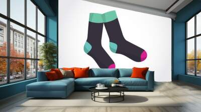 classic socks Wall mural