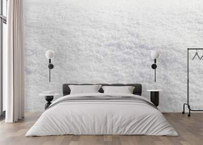 Smooth icy snow texture Wall mural