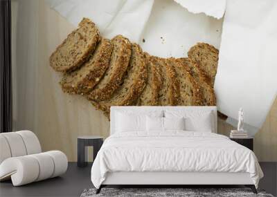 Tasty fresh bread Wall mural