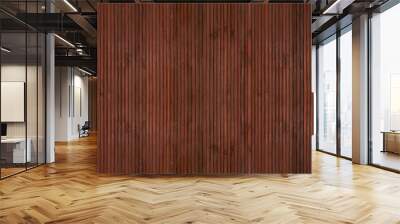 Background texture of brown wooden floor Wall mural