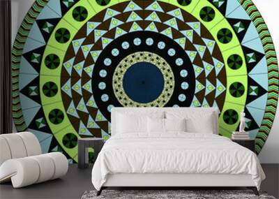 A magic circle to attract good luck and prosperity Wall mural