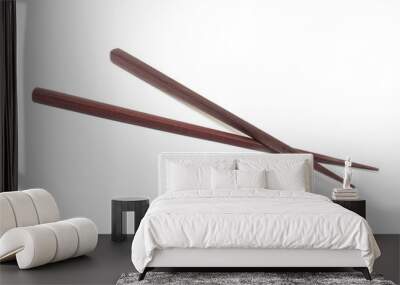 dark wooden chopsticks Wall mural