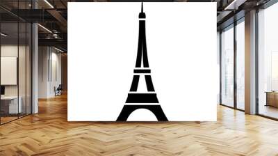 eiffel tower / tour eiffel in paris flat icon for apps and websites Wall mural