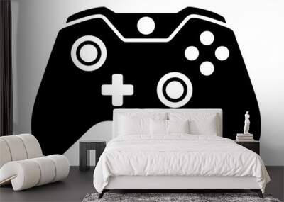 video game controller or gamepad flat icon for apps and websites Wall mural