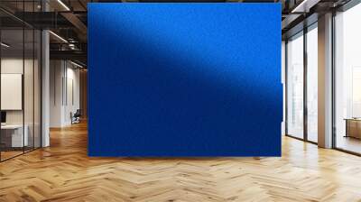 A dark blue gradient background featuring layered curves in blue and light blue tones, with softened, blurred edges and a subtle grainy texture, creating a blurry, dreamlike effect suitable for backgr Wall mural