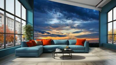 Dark Sunrise Wall mural