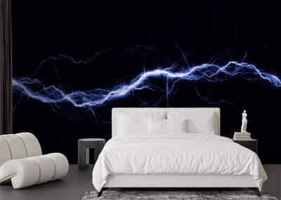 Blue fantasy lightning Wall mural