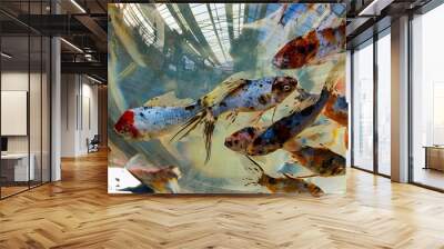 Goldfish Bowl Wall mural