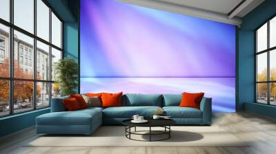 Artistic studio wall background in tones of purple Wall mural