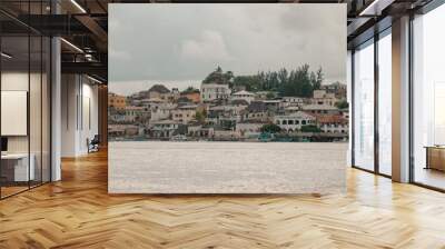 View of Shela beach in Old Town, Lamu, Kenya Wall mural