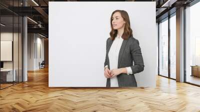 Portrait of beautyful and confident business woman Wall mural