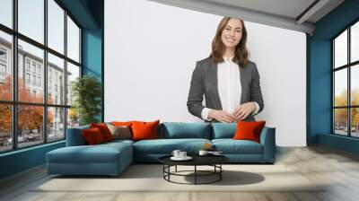 Portrait of beautyful and confident business woman Wall mural