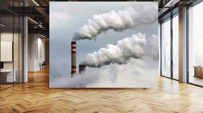 industrial air pollution Wall mural