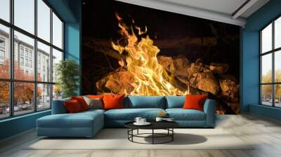 Bonfire Wall mural