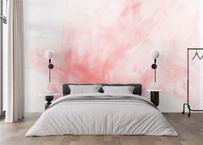 Light red smoke Wall mural