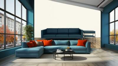 minimal modern interior couch and table Wall mural