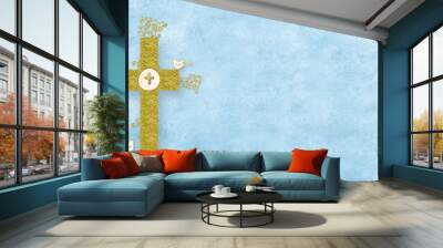 Christian symbol background for design Wall mural