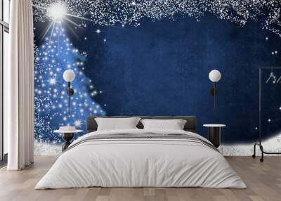 Christmas greetings cards Wall mural