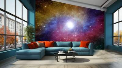 galaxy in a free space Wall mural