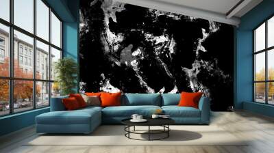 8k Grunge Background in Black Wall mural