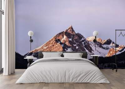 Alpine peak Wall mural