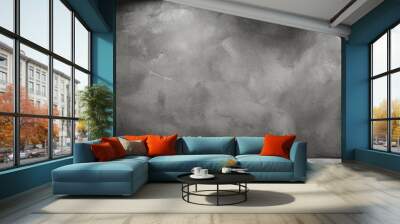 dark and gray cement wall background Wall mural