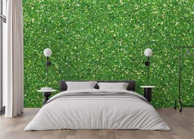 green glitter texture top view Wall mural