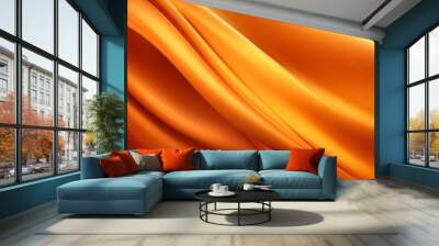 orange gradient defocused abstract photo smooth lines pantone color background Wall mural