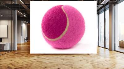 Pink Tennis Ball Wall mural