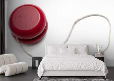 Red Yo-yo Wall mural