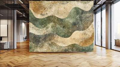 Abstract camouflage textile fabric wall fresco pattern texture earth tones neutral colors background backdrop wallpaper carpet interior design nature art softness southwestern organic colors Wall mural