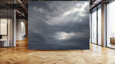 moody stormy sky vertical Wall mural