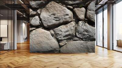 texture of old stone rock surface Wall mural