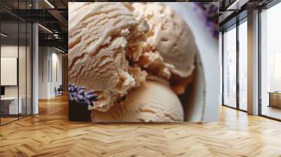 honey lavender ice cream Wall mural