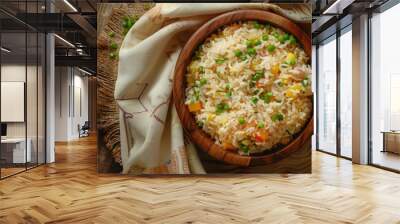 Vegetable Rice Pilaf Wall mural