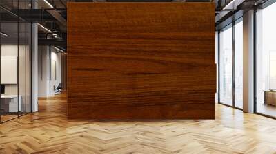 Polished wood surface. The background of polished wood texture. Wall mural