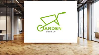 Garden supply logo Wall mural