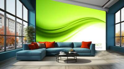 abstract background green Wall mural