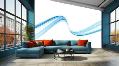 Abstract colorful vector background, color wave for design brochure, website, flyer. Wall mural