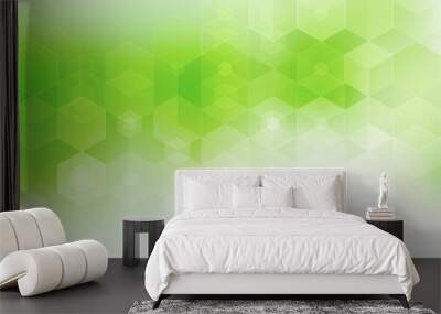 Vector Abstract geometric background. Template brochure design Wall mural