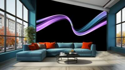 Vector Abstract shiny color wave design element Wall mural