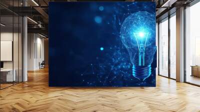 Digital Lightbulb - Innovation and Technology Wall mural