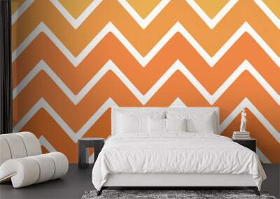 chevron seamless pattern background vector in modern color Wall mural