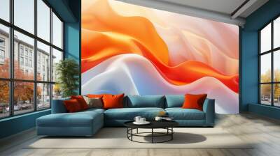 Abstract wave background. AI generated images Wall mural