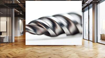 Closeup of a Drill Bit Wall mural