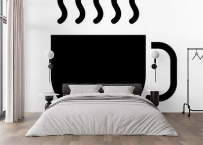 coffee mug icon Wall mural