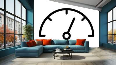 Speedometer icon template Wall mural